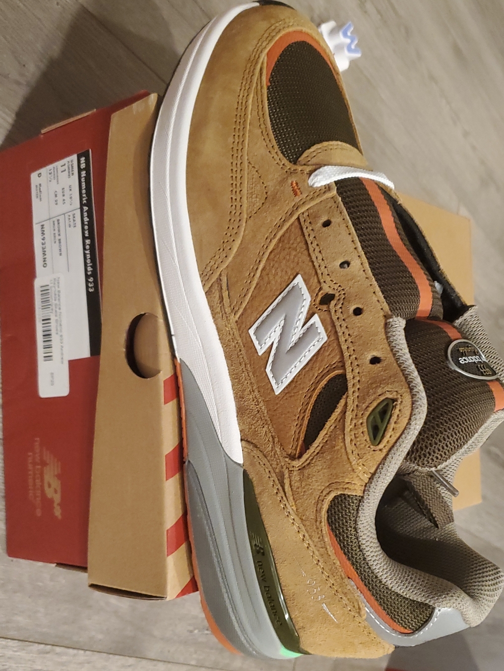 New Balance Numeric 933 Andrew Reynolds Pro Model Skate Shoes Mens Size 11 NEW - Picture 3 of 7